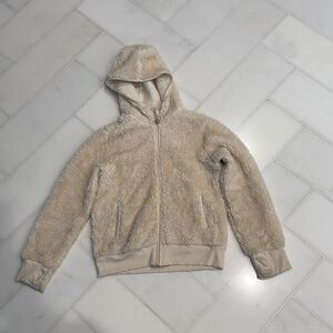 Athleta Kids Tan Fleece Jacket